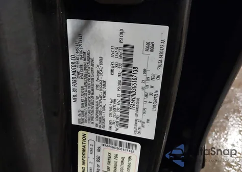 2016 Ford Fusion Se из США, поврежденный, VIN 1FA6P0HD3G5107138